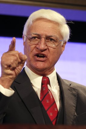 Bob Katter, who backed up Fraser Anning by talking about defending the Australian race.