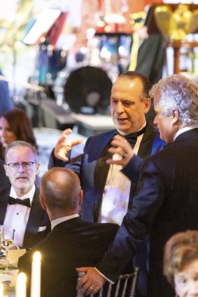 Peter “Showbags” V’landys at the state dinner hosted by US President Joe Biden.
