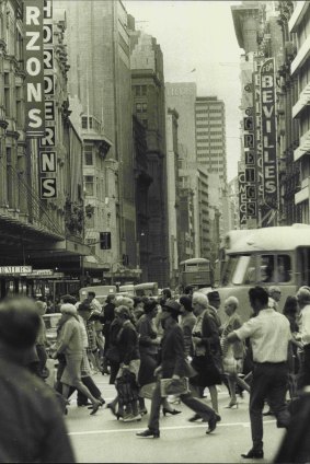 Pitt Street in 1971.