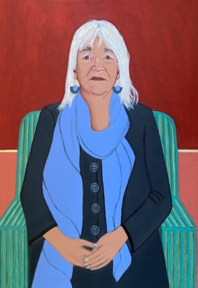 Susan O'Doherty's Merran Esson portrait in the Salon de refuses.