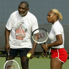 Richard și Serena Williams în 2002.