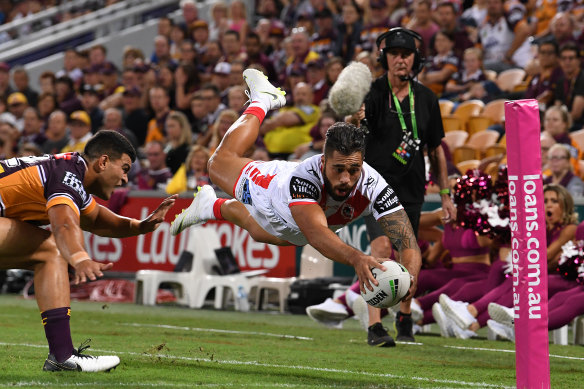 Dragons player Jordan Pereira was charged by the NRL Judiciary for a high tackle during round six.