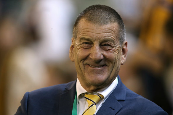 Hawthorn president Jeff Kennett, pictured, has voiced his support for AFL pay cuts amid the coronavirus pandemic. 