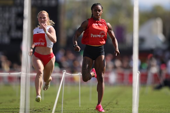 Richardson sprints to victory.