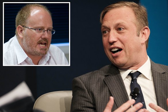 Former Queensland premier Steven Miles and Gary Bullock (inset).