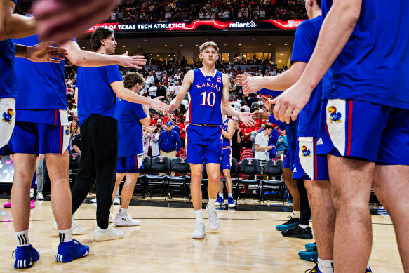 Johnny Furphy quickly settled in at the Kansas Jayhawks.