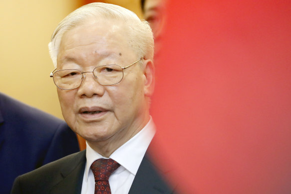 Vietnamese Communist Party General Secretary Nguyen Phu Trong.