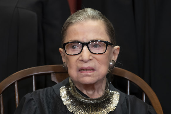 Justice Ruth Bader Ginsburg.