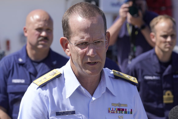 US Coast Guard Rear Admiral John Mauger confirms the deaths of the Titan passengers and crew.