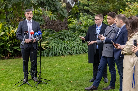 Opposition Leader Brad Battin on Friday.