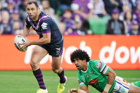Play on: Storm captain Cameron Smith.
