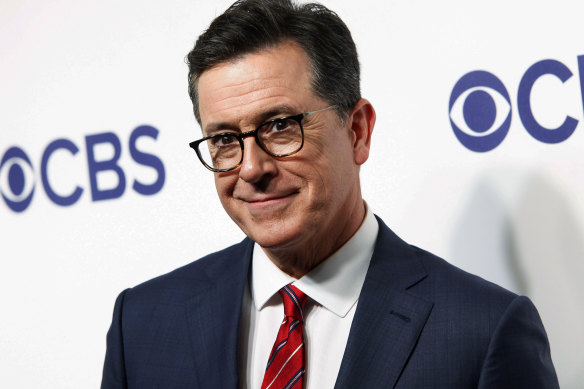 Stephen Colbert has lashed out at those comparing the incident to the US Capitol riot in 2021.