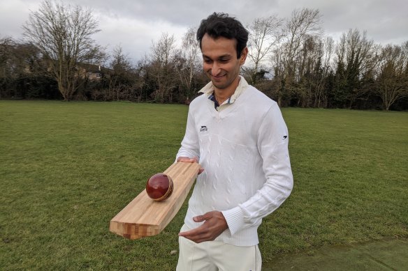 Darshil Shah is the co-author of a paper looking into replacing willow with bamboo as a material for making bats.