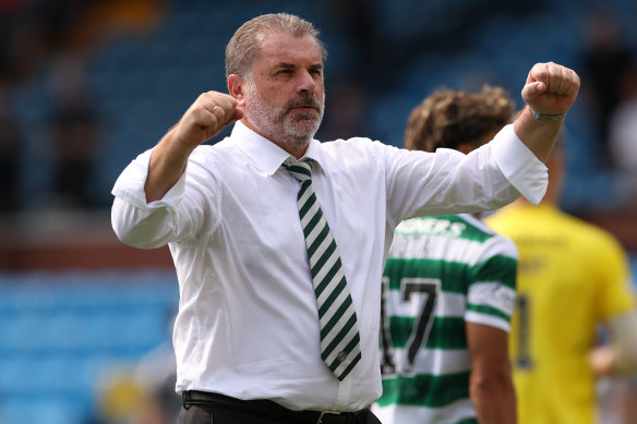 Ange Postecoglou’s Celtic have made a perfect start to their Scottish Premiership title defence.