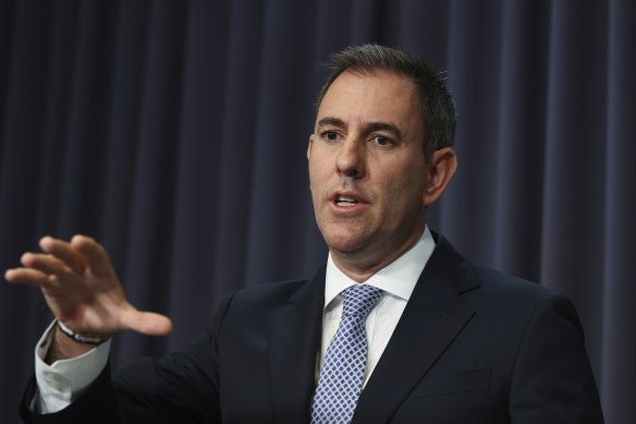 Treasurer Jim Chalmers said medicines and pensions were “not safe under the Coalition”. 