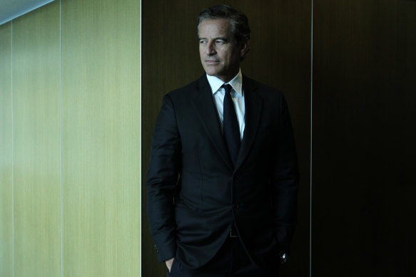 Mark Bouris in corporate guise at his Sydney office in 2013.