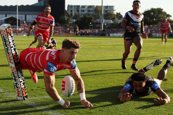 Zac Lomax’s rich vein of form continued against the Tigers on Sunday.