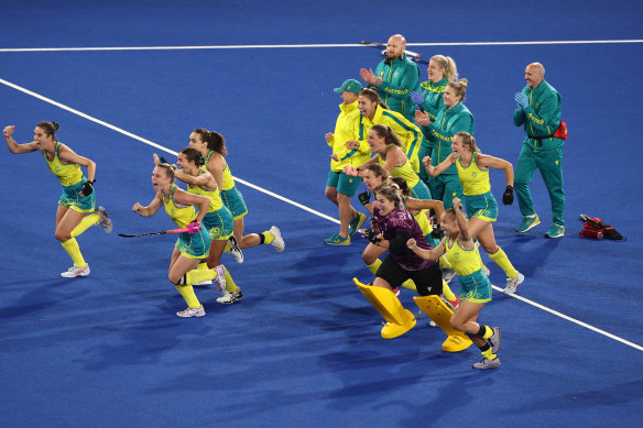 Australia will play for gold after a shootout win.