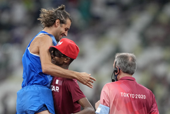 The two high jumpers first met in 2010 at a competition in Canada and have since regularly competed against one another. 