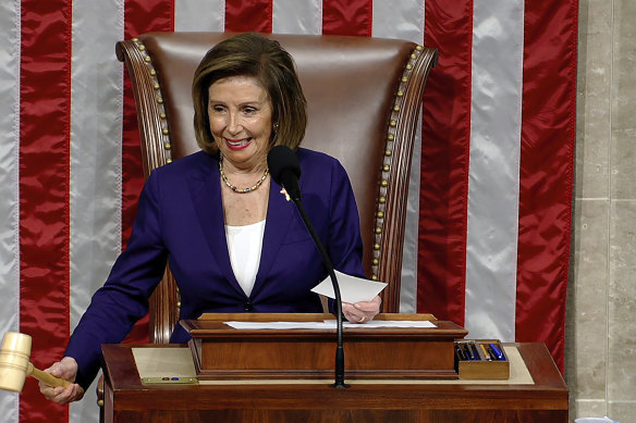 Nancy Pelosi served as US House speaker during two separate stints, shepherding key legislation through Congress.