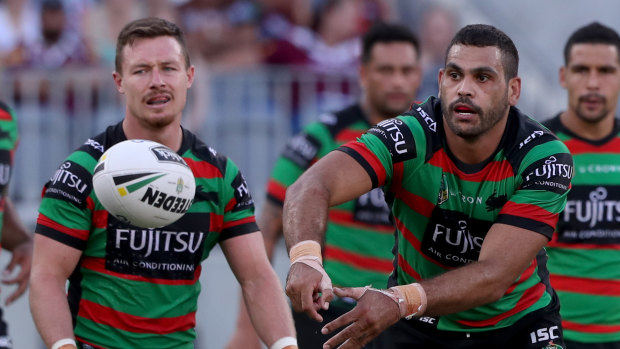 Poor start: A 68 percent completion rate was more of a concern for Greg Inglis after his comeback match in Perth.