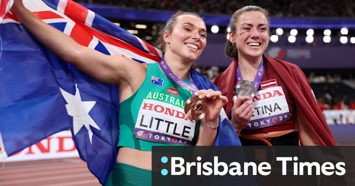 Dr Mackenzie Little wins world javelin bronze after working as a health care provider at Royal North Shore Hospital in Sydney