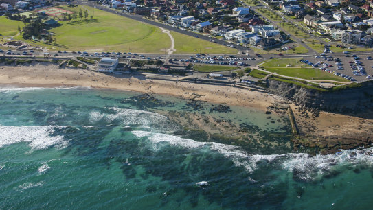 Newcastle’s Bar Beach, a local favourite: the PEP-11 permit Advent owns 85 per cent of runs from Sydney to Newcastle.