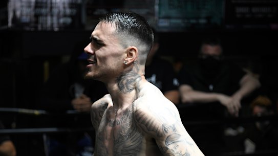 Geoge Kambosos Jnr is ripped and ready to defend his titles.