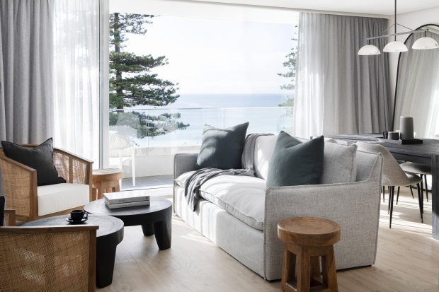 The Coastal Suite at the Manly Pacific.