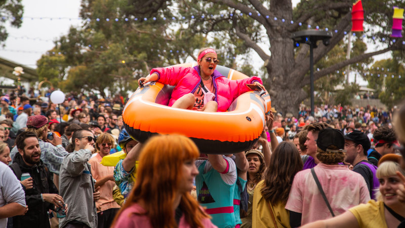 Ballroom dancing and a brass band wake up Meredith Music Festival