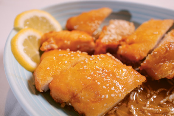 This tangy dish is still available in Hong Kong’s old-school diners.