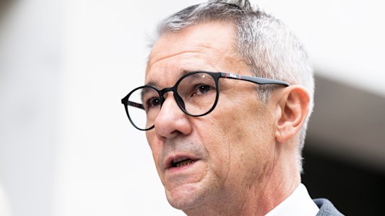 ACT Director of Public Prosecutions Shane Drumgold said he complained to the territory’s head of police about investigators liaising with Lehrmann’s defence team.