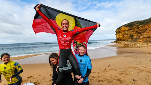Surfing champion Leihani Zoric
