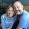 Caro Llewellyn and her partner, Maurizio Esposito.
