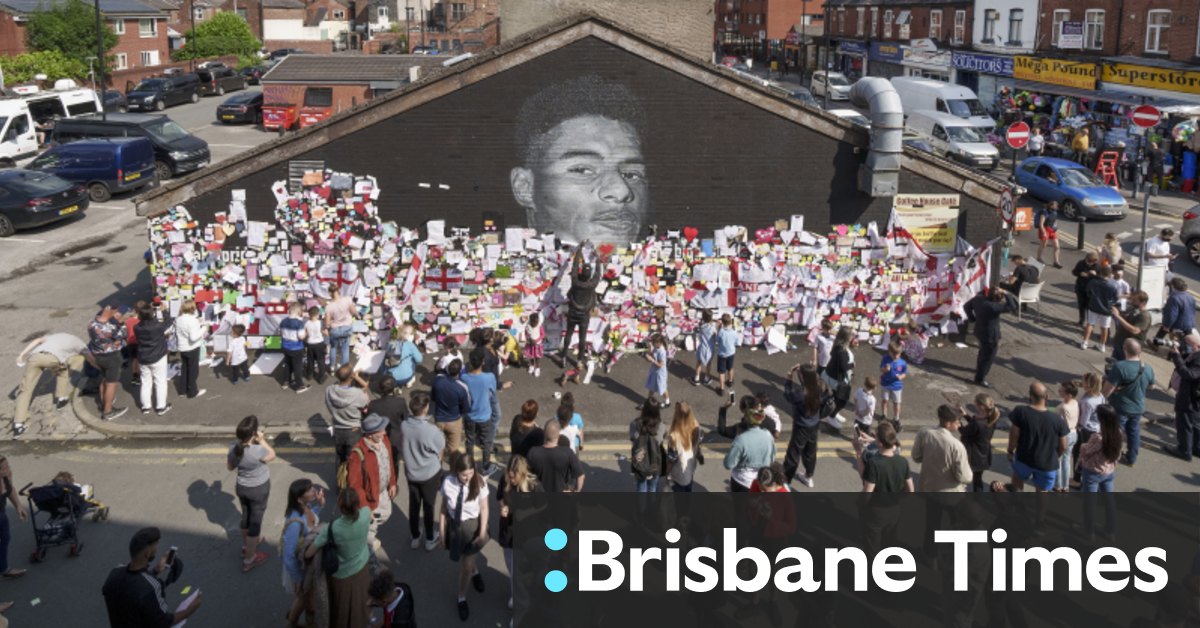 Tears as defaced mural of ‘saint’ Marcus Rashford becomes a shrine to decency