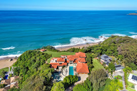 Nathan Tinkler’s Sapphire Beach estate fronts a private beach and has multiple viewing decks looking towards the Solitary Islands Marine Park.