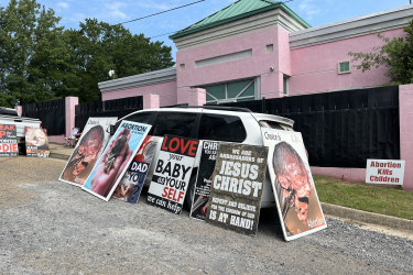 The abortion clinic in Mississippi at the centre of the overruling of Roe v Wade.