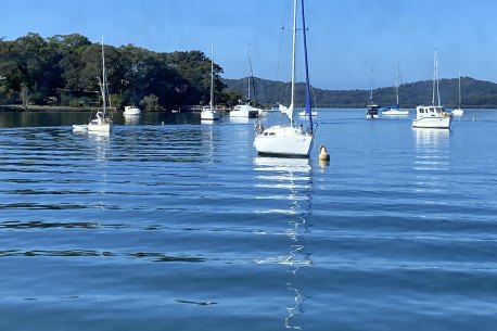 The gentle swells of the southern Moreton Bay Islands and home to about 10,000 people.