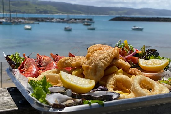 The seafood platter.