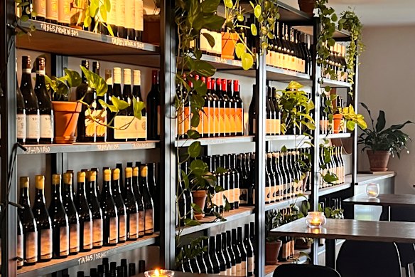 The 700-bottle line-up at Plonk and Stink.