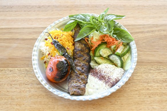 Lamb plate at Kababi.