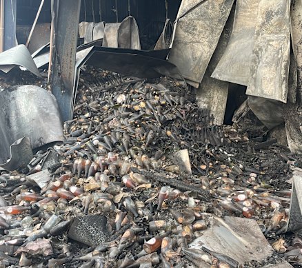 The remnants of stock at Harcourt’s Cooperative Coolstores