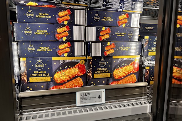 aldi frozen seafood christmas 2025