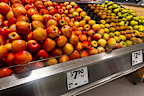 Some red apples are lighter in appearance this year.