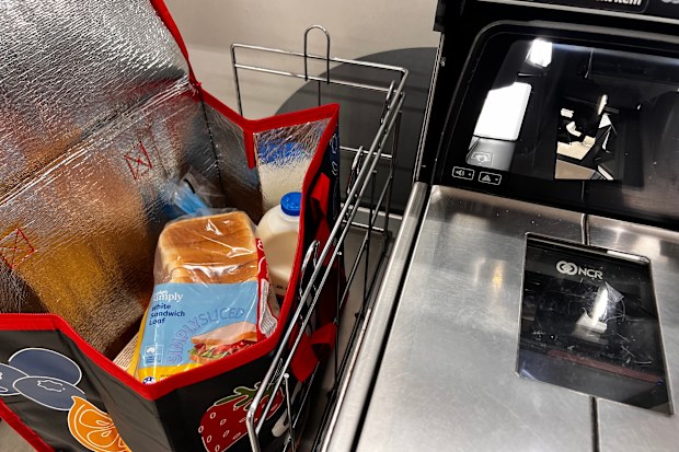 Coles self checkout items
