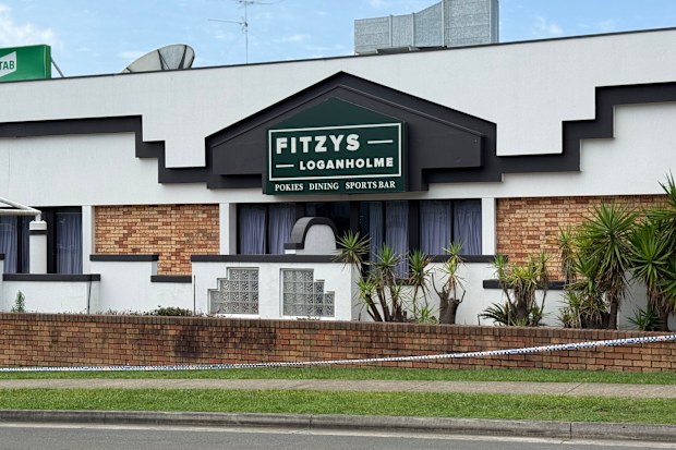 The shooting took place as a boxing event was being held at Fitzy’s Loganholme.