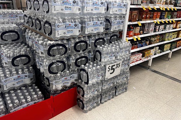 coles water bottles