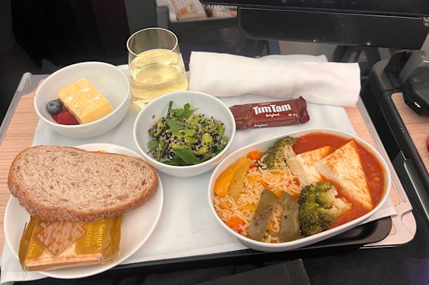 Premium economy on one of Qantas’ longest flights