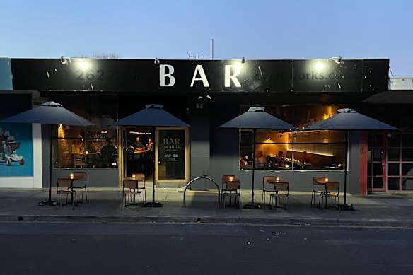 Outside the Box Hill bar and bottleshop.