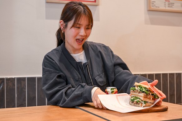 Seoul Toast Bong serves a hulking beef bulgogi sandwich for a bargain price.